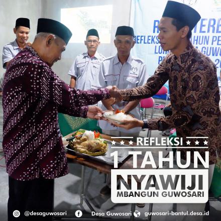 RAPAT TERBUKA: REFLEKSI 1 TAHUN LURAH DESA GUWOSARI